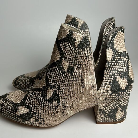 New Steve Madden Rookie Natural Snake Booties size 7.5 - Picture 8 of 8